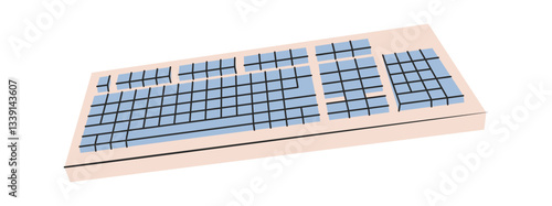 Computer keyboard personal gaming accessory