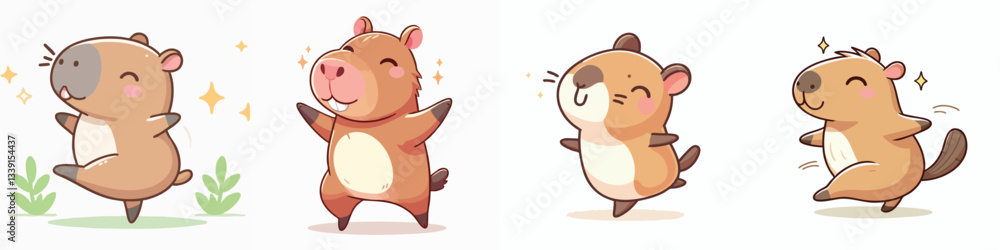 Fototapeta premium cartoon animal vector collection