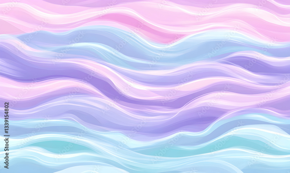 Pastel Waves Abstract Background Pastel Waves Abstract Background