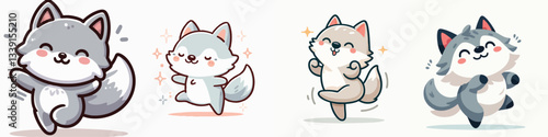 cartoon animal vector collection