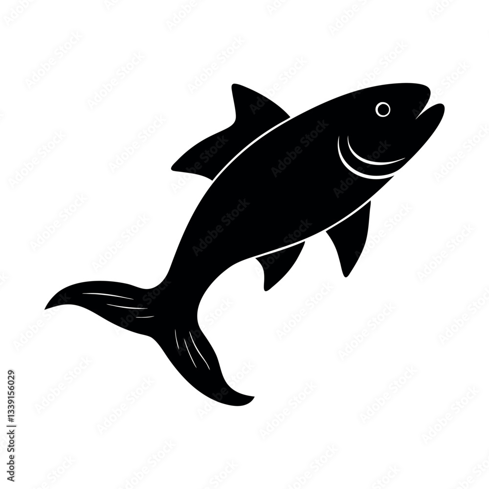 Fototapeta premium vector illustration of fish