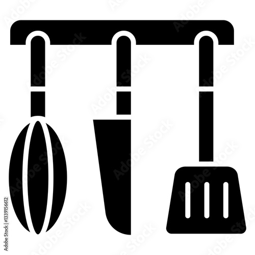 Kitchen Tools Glyph Icon