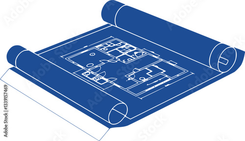 civil engineer property plan icon sign vector
