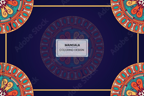 Luxury Mandala Background Art Premium Vector