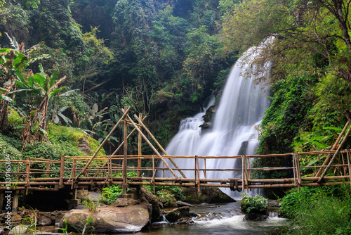 The Mae Klang Luang waterfall in northern Thailand .