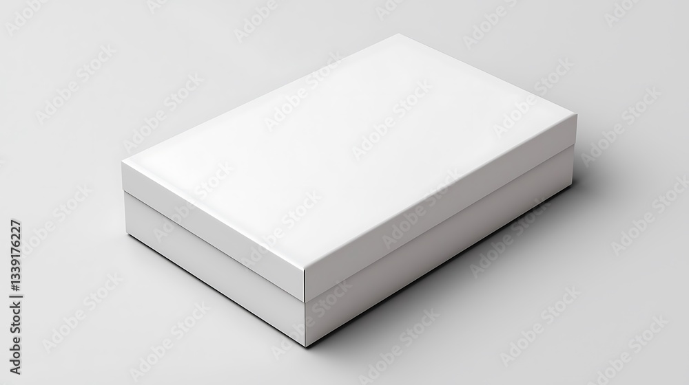 Fototapeta premium Blank White Boxes Product Packaging Mockup