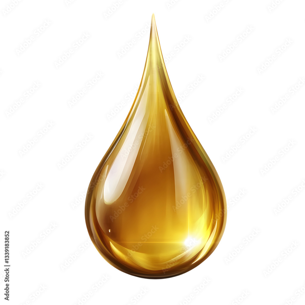 serum or cooking oil drop isolated on a transparent background serum or cooking oil drop isolated on a transparent background