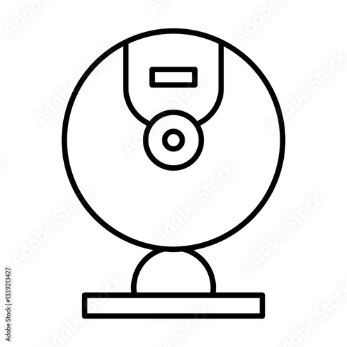 webcam line icon