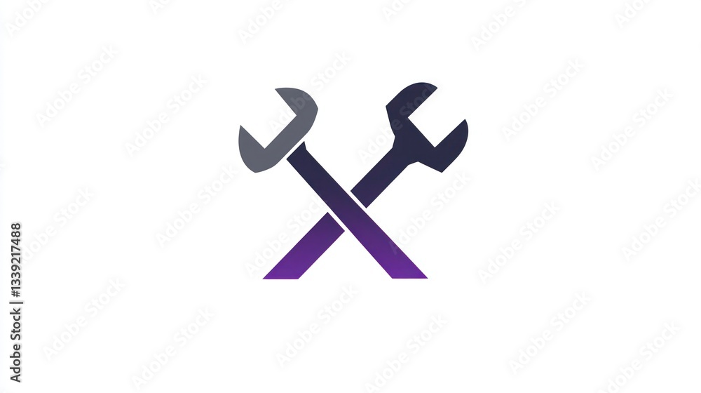 Crossed wrenches graphic design (1) Crossed wrenches graphic design (1)