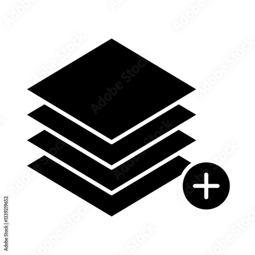 layers glyph icon