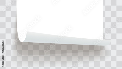 a paper bottom rolled on template back