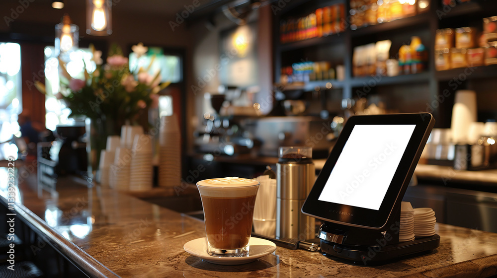 Cozy and Inviting Cafe Setting with Laptop Coffee Cup and Warm Ambiance Ideal for Productive Work Meetings or Relaxing Breaks Cozy and Inviting Cafe Setting with Laptop Coffee Cup and Warm Ambiance Ideal for Productive Work Meetings or Relaxing Breaks