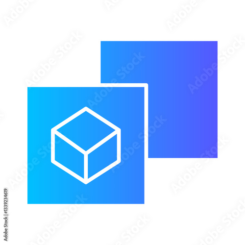 dimensions gradient icon