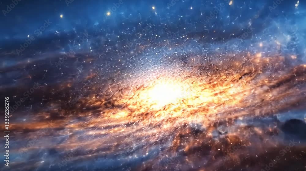Stunning Spiral Galaxy Space Background Image Stunning Spiral Galaxy Space Background Image