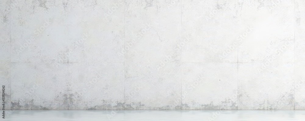 Fototapeta premium Subtle texture variations in a light grey concrete wall , calm, simple, grey scale