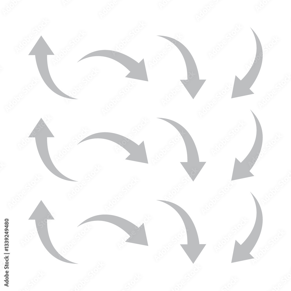 set of arrows set of arrows