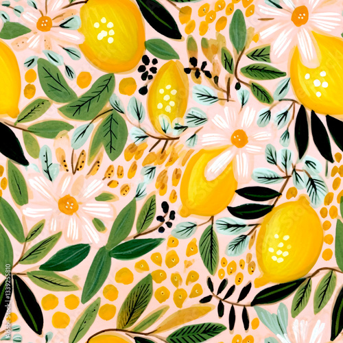 Seamless pattern digital paper