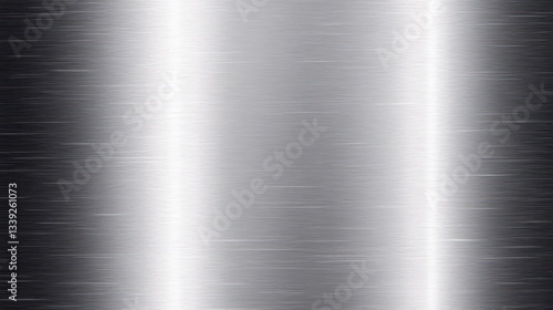 Wallpaper Mural Brushed Metal Texture: Silver, Steel, and Aluminum Background Torontodigital.ca