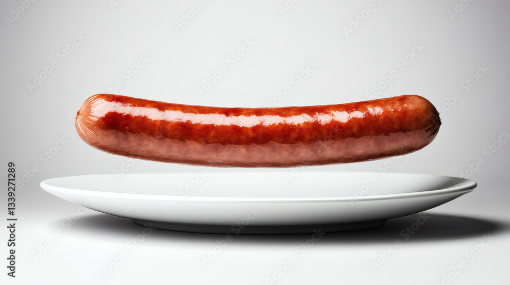 sausage on a fork sausage on a fork