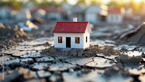 Small house standing strong after disaster