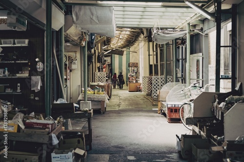 日本の古いマーケット