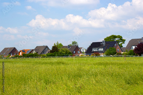 Obraz na płótnie German countryside landscape, Lower Rhine Region w salonie