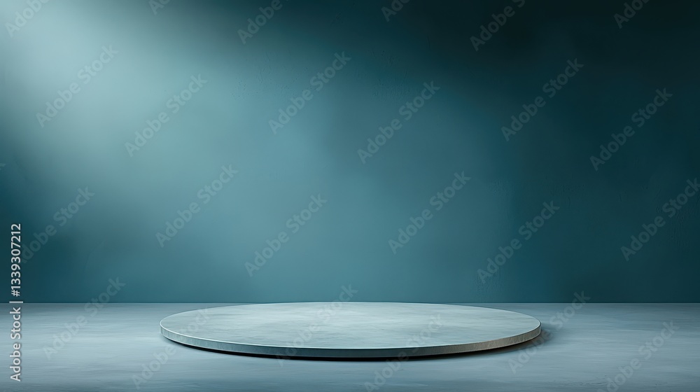 Illuminated round table, a study of light and shadow in furniture design Illuminated round table, a study of light and shadow in furniture design