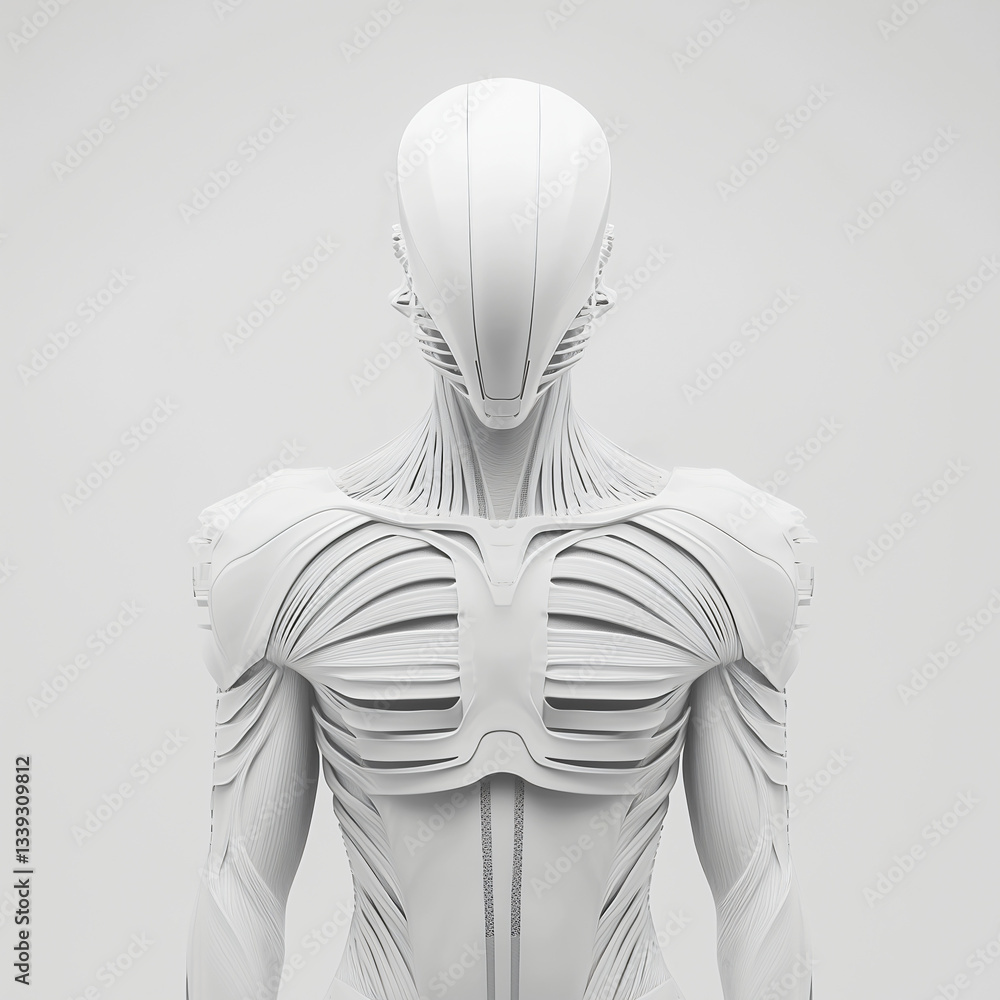 Futuristic Humanoid: A striking, futuristic humanoid robot with a sleek, all-white design, embodying the elegance of advanced technology. Futuristic Humanoid: A striking, futuristic humanoid robot with a sleek, all-white design, embodying the elegance of advanced technology.