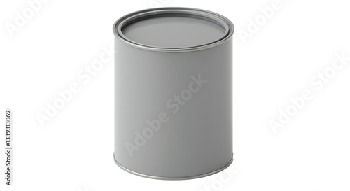 Wallpaper Mural paint can grey color isolated Torontodigital.ca