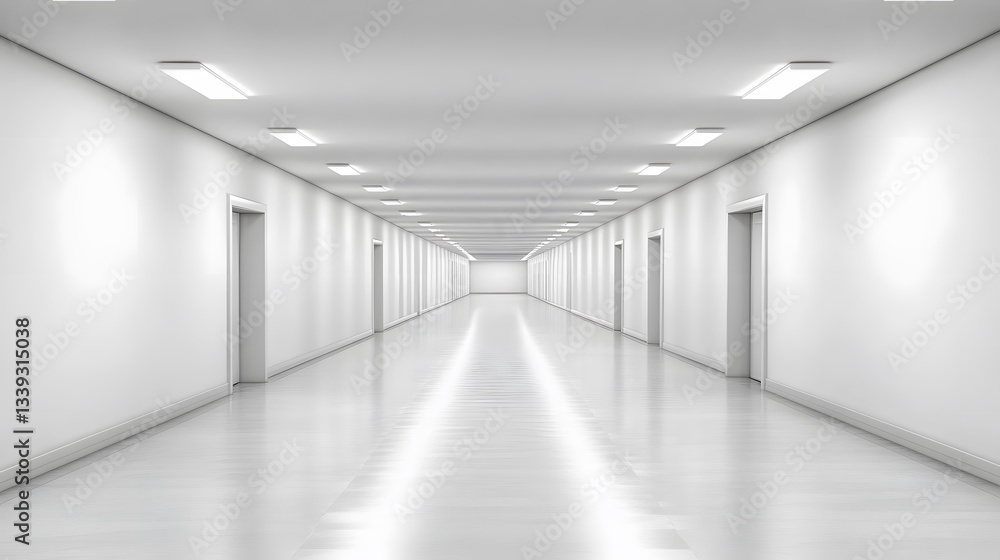 Long White Corridor Interior Architecture Design Long White Corridor Interior Architecture Design
