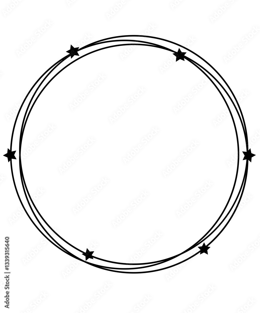 Circle clip art design on plain white transparent isolated background for card, shirt, hoodie, sweatshirt, apparel, tag, mug, icon, poster or badge Circle clip art design on plain white transparent isolated background for card, shirt, hoodie, sweatshirt, apparel, tag, mug, icon, poster or badge