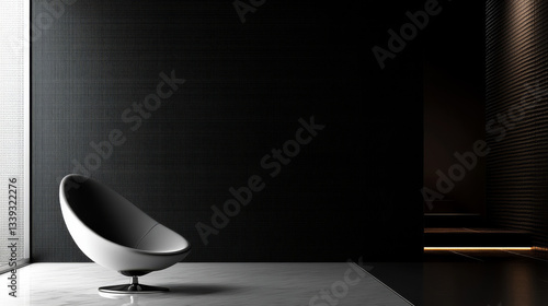 A sleek black wallpaper with a minimalist design, offering a cool and stylish background