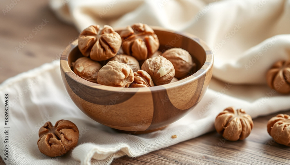 walnuts in a bowl walnuts in a bowl