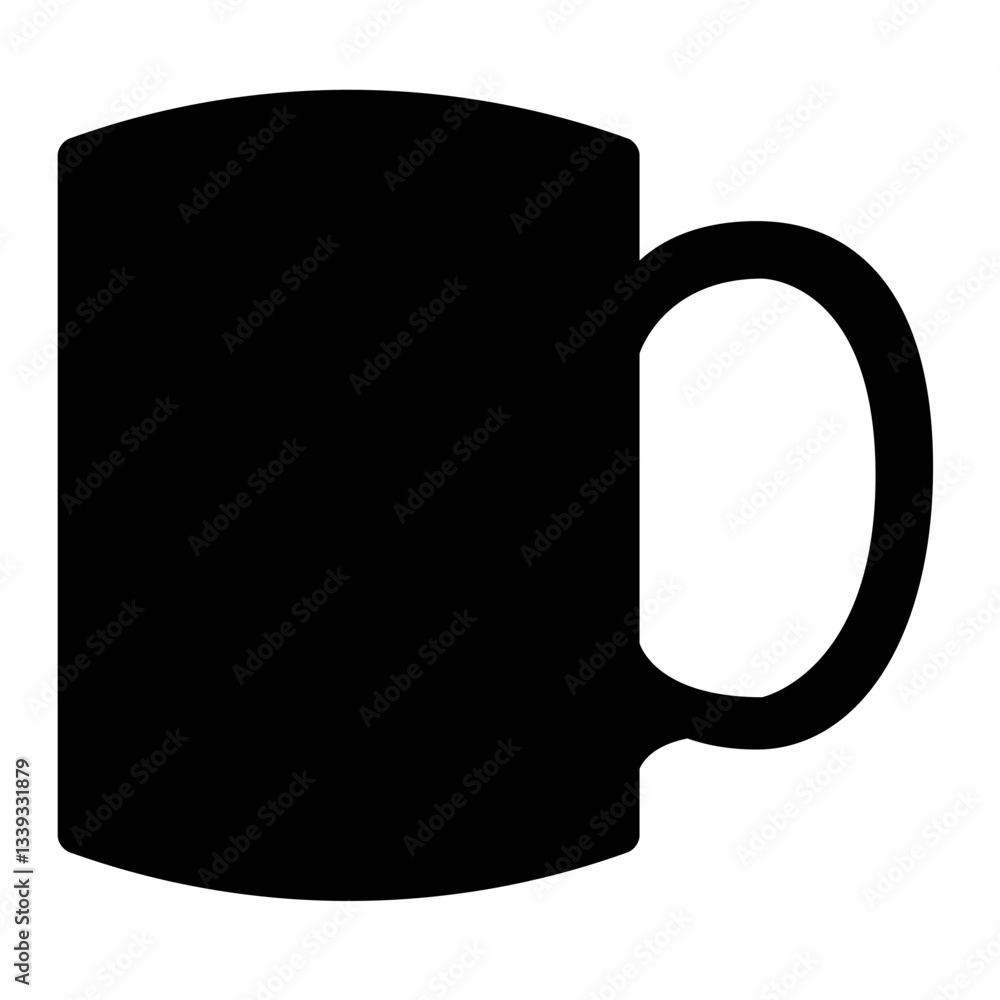 Icono silueta de taza de café