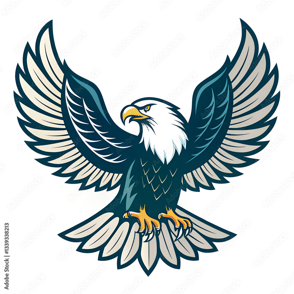 Obraz premium eagle with wings