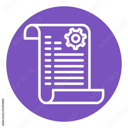 Work Instructions Circle Icon
