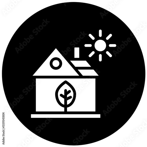 Vector Design Eco House Icon Style