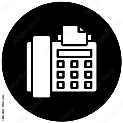 Vector Design Fax Icon Style