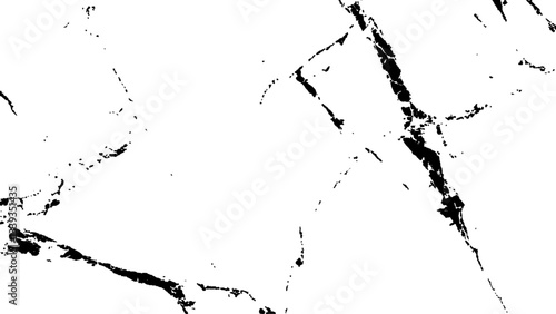 crack concrete white wall or Cement wall background, grunge wall texture with crack. Abstract fracture design. Crack texture lines isolated on white background.	