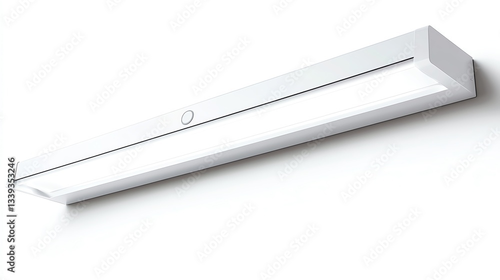 Modern LED light fixture for bright interiors. Modern LED light fixture for bright interiors.