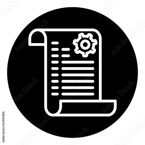 Work Instructions Circle Icon