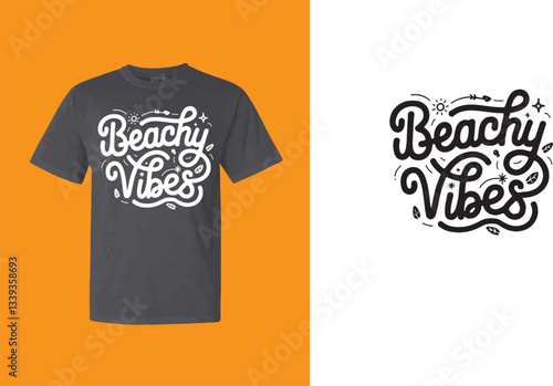 Think outside the box motivational t-shirt design typography. Hand drawn inspirational apparel lettering print. Vector illustration with black tshirt