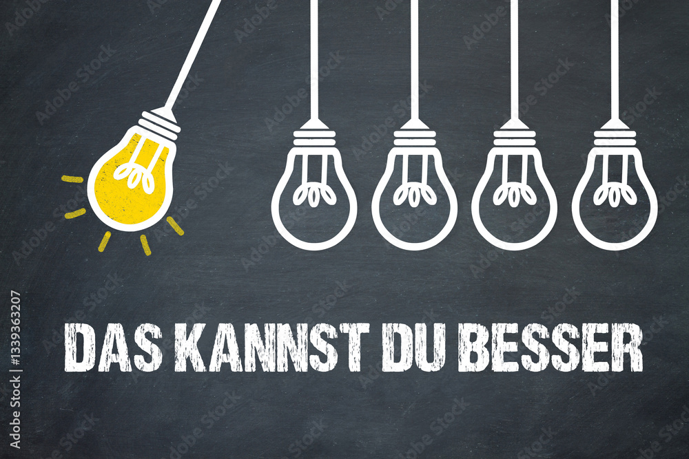 Fototapeta premium Das kannst du besser