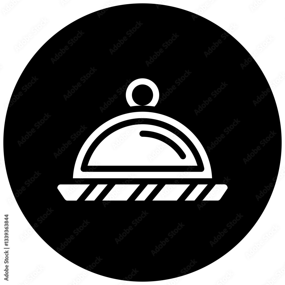 Fototapeta premium Vector Design Platter Icon Style
