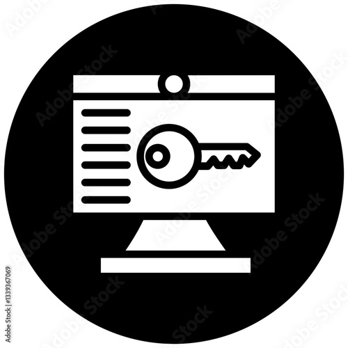 Vector Design Keylogger Icon Style