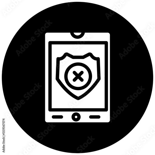 Vector Design Denial Icon Style