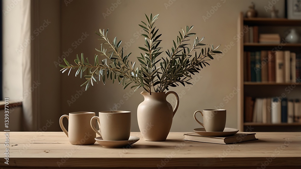 Fototapeta premium still life with a cup of tea