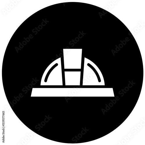 Hardhat Light Vector Design Icon Style