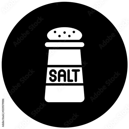 Vector Design Salt Icon Style