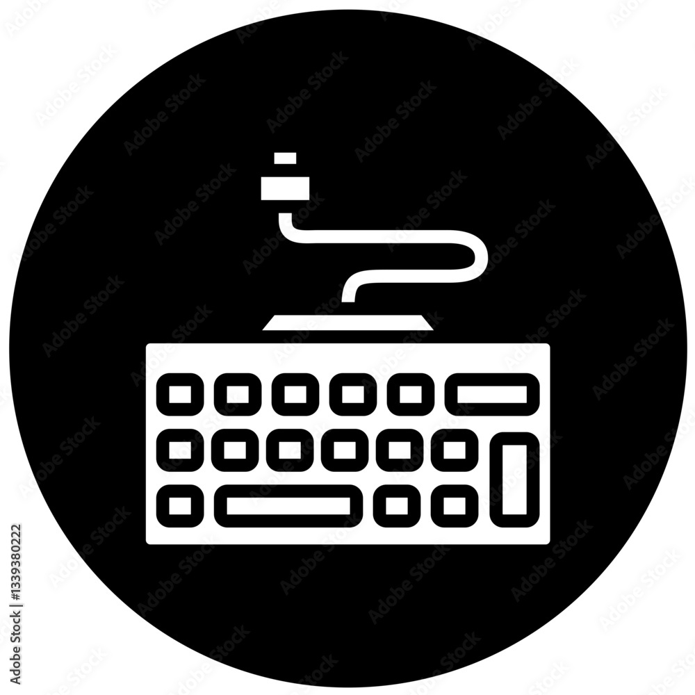Keyboard Vector Design Icon Style Keyboard Vector Design Icon Style